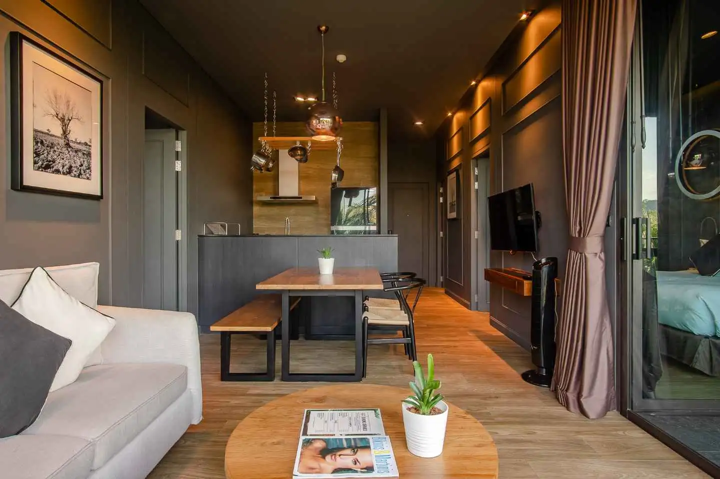 Interior view of 2 Bedroom Mountain View Resale Unit At Saturdays Condo, Naiharn