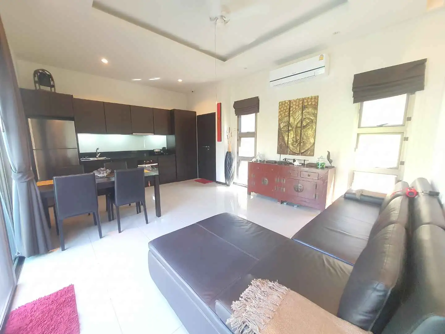 Interior view of 4 Bedroom Pool Villa in Two Villas Kok Yang Estate in Naiharn for Sale