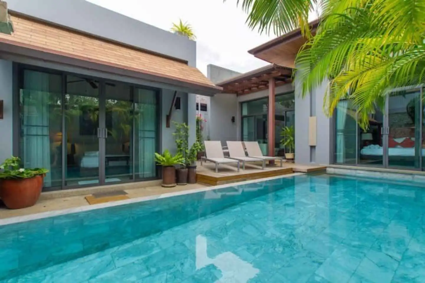 Exterior view of 3 Bedroom Pool Villa For Sale At Saiyuan Estate, Naiharn