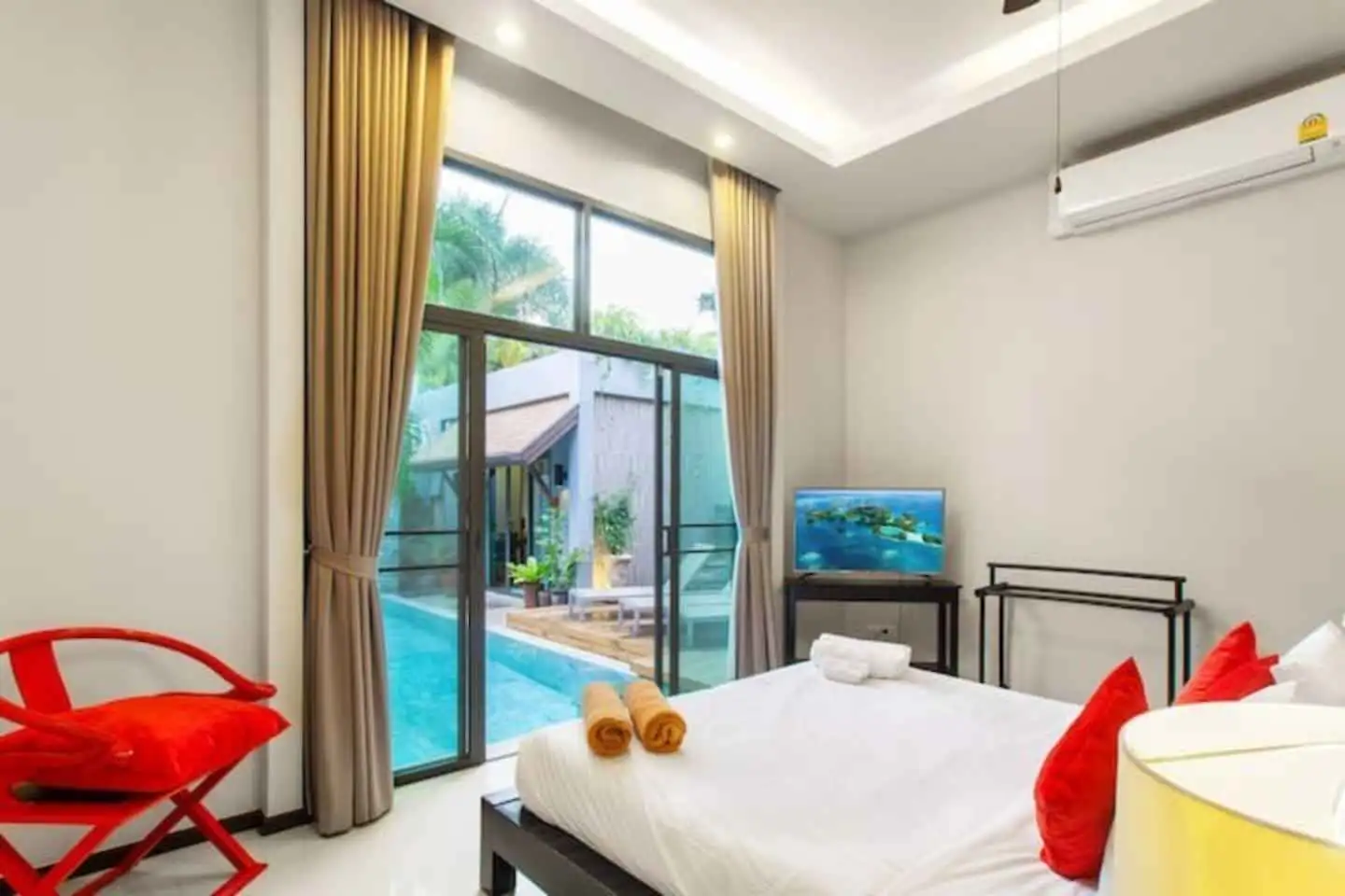 Exterior view of 3 Bedroom Pool Villa For Sale At Saiyuan Estate, Naiharn