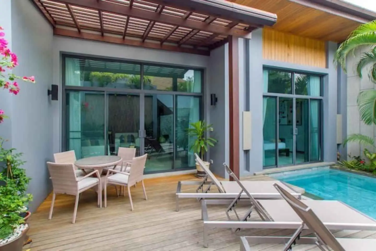 Exterior view of 3 Bedroom Pool Villa For Sale At Saiyuan Estate, Naiharn