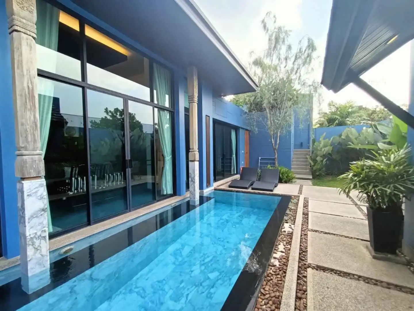 Interior view of 2 Bedroom Pool Villa For Sale At The Wings Pasak Soi 8