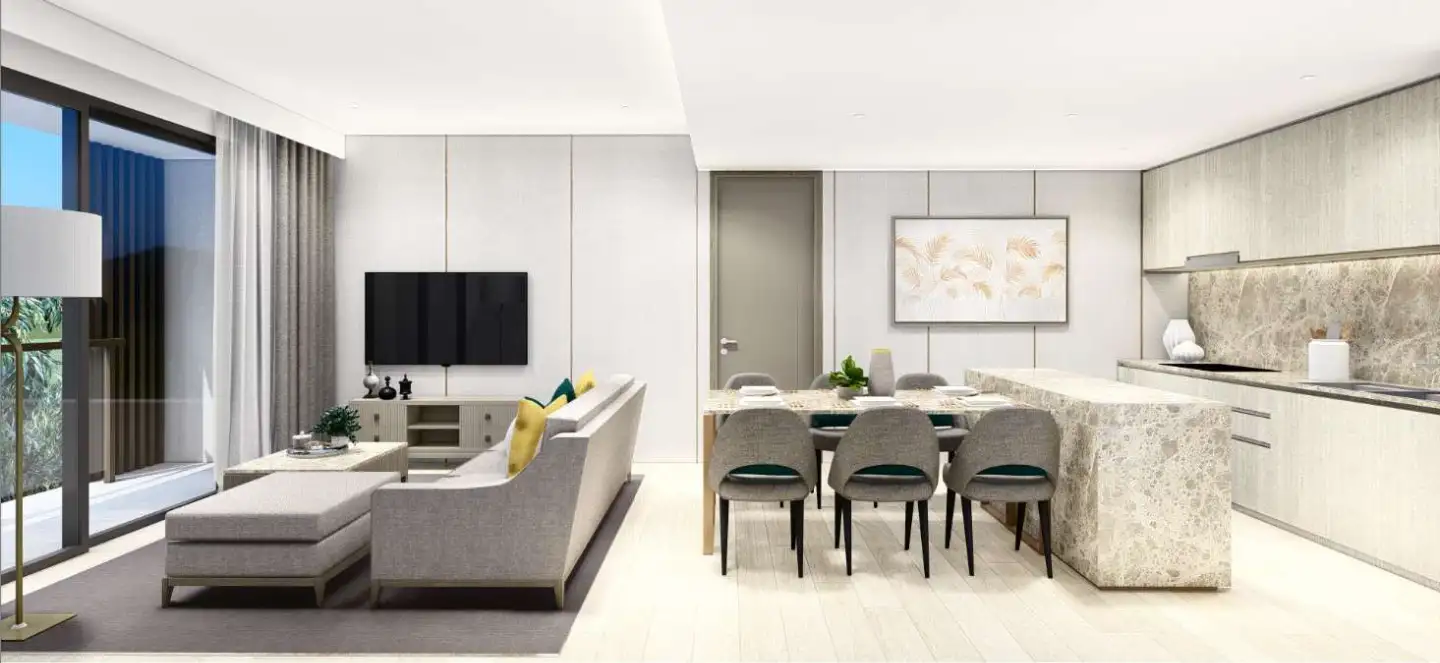 View from Ready-to-move-in Two Bedroom Ozone Condominium