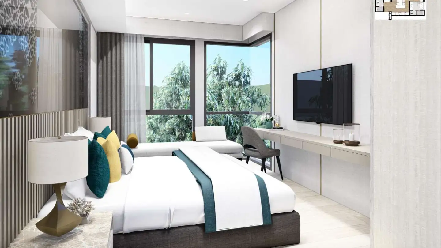 View from Ready-to-move-in Two Bedroom Ozone Condominium