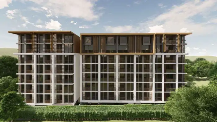 Interior view of Modern 2-Bedroom Ozone Laguna Duplex for Sale