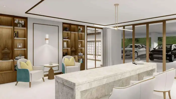 Interior view of Modern 2-Bedroom Ozone Laguna Duplex for Sale