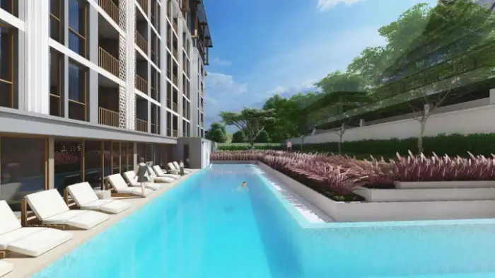 Interior view of Modern 2-Bedroom Ozone Laguna Duplex for Sale