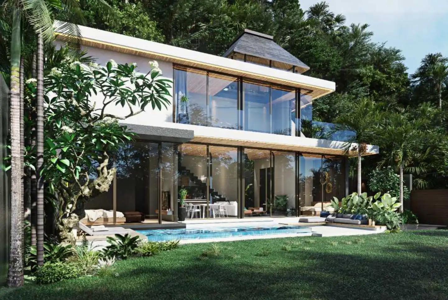Interior view of Aileen Phase 3 – The Scenery 4 Bedroom Naithon Villa