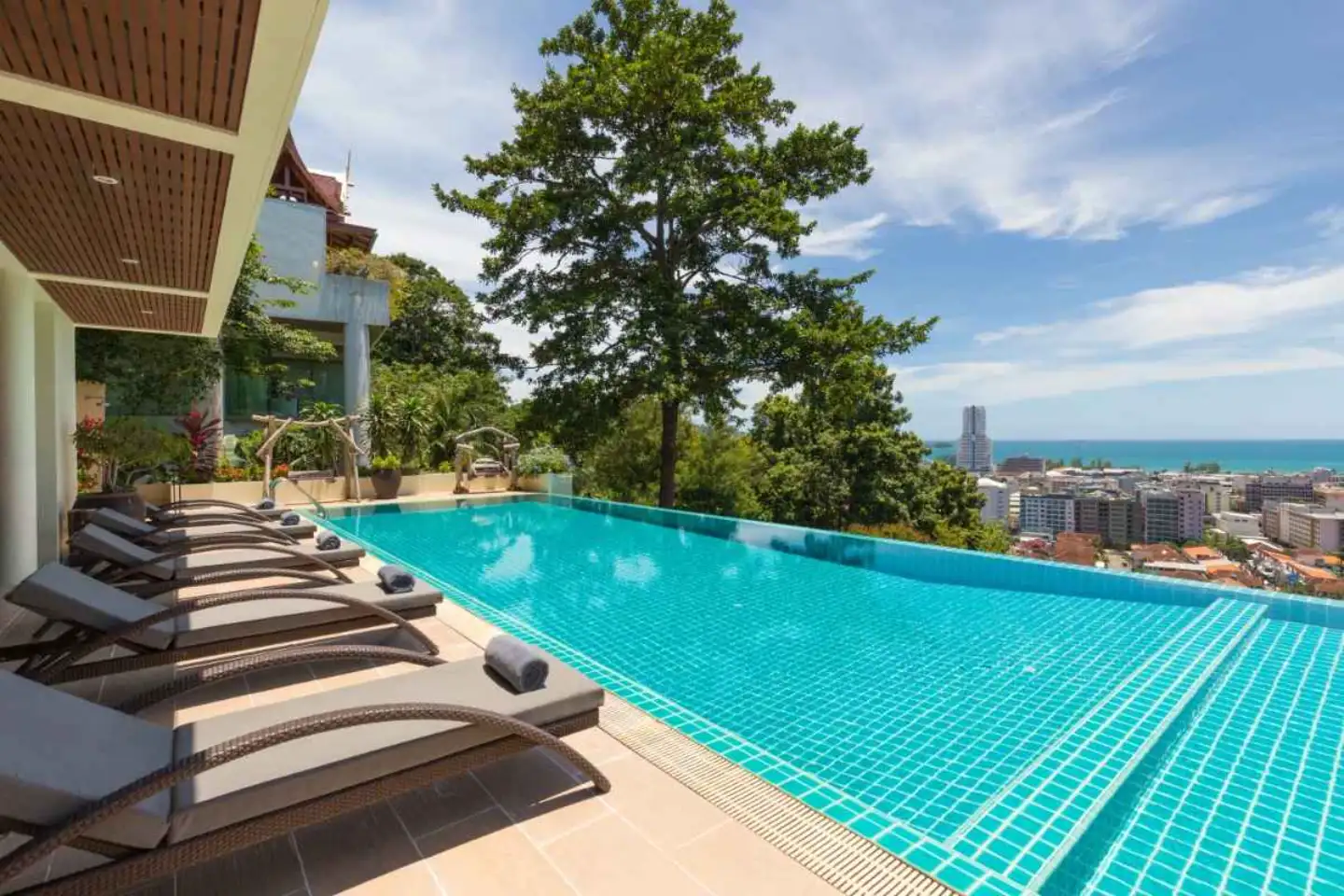 Exterior view of Luxury 7-Bedroom Patong Sea Villa for Sale - Villa Yoosook
