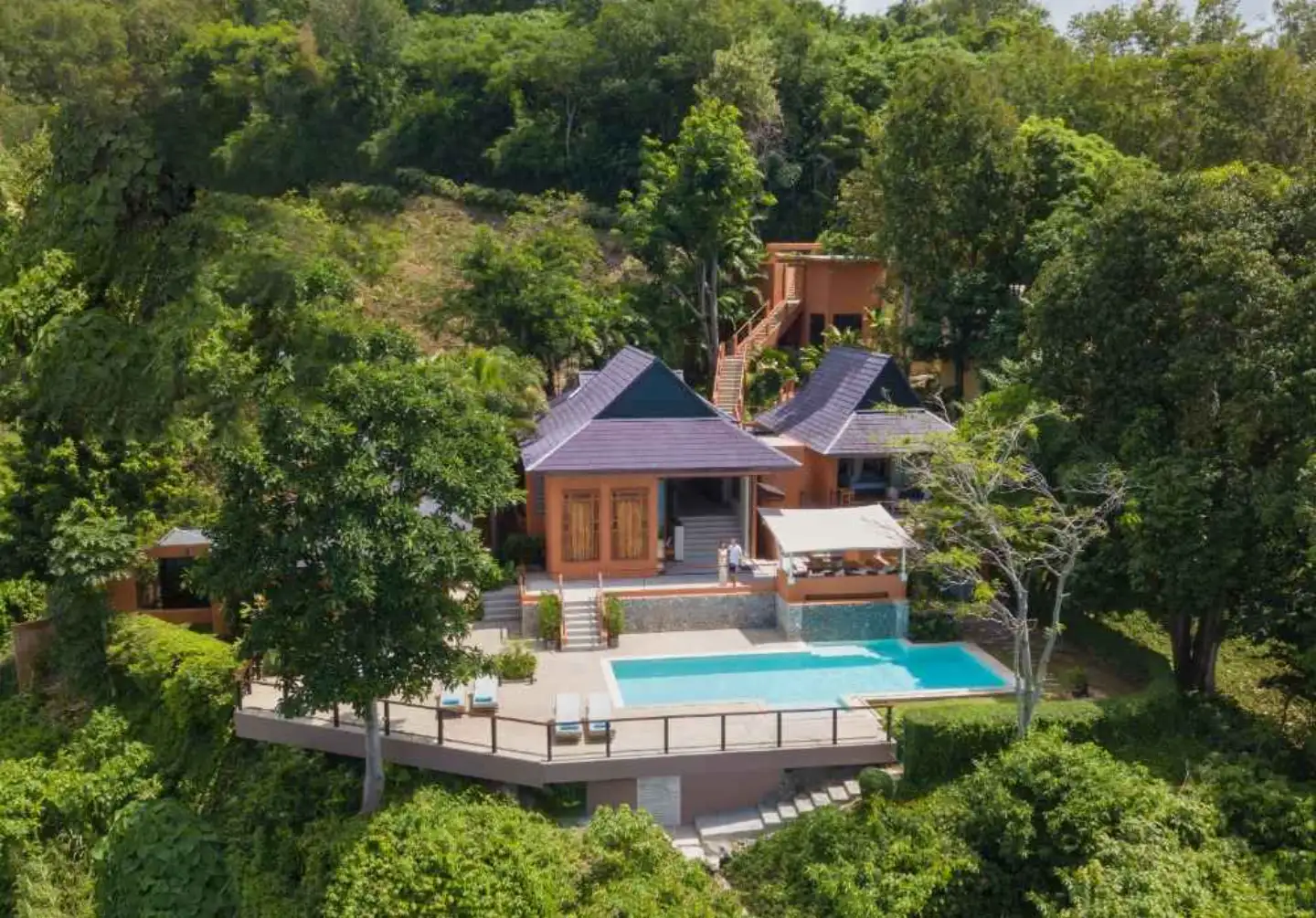 Exterior view of Absolute Oceanfront Pool Villa For Sale In Phuket