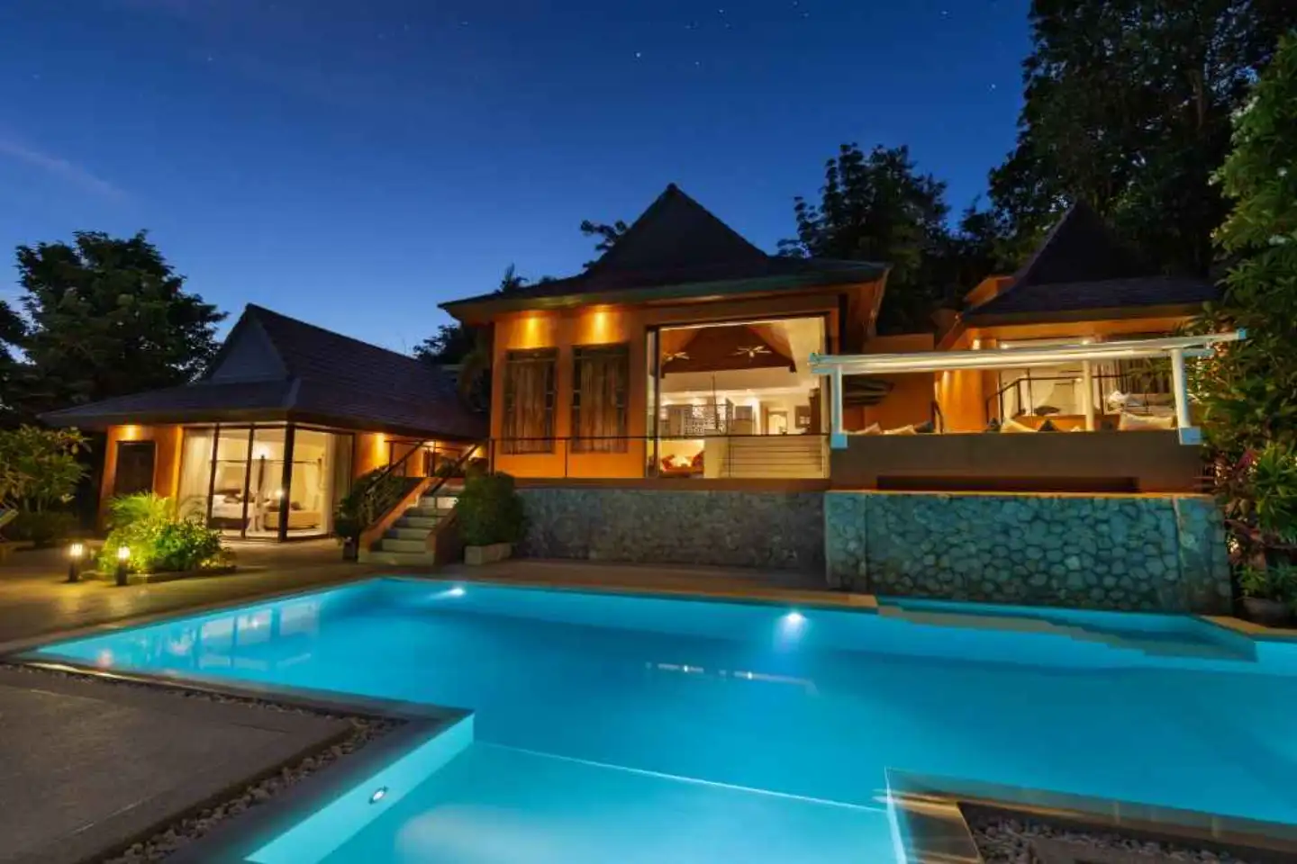 Exterior view of Absolute Oceanfront Pool Villa For Sale In Phuket
