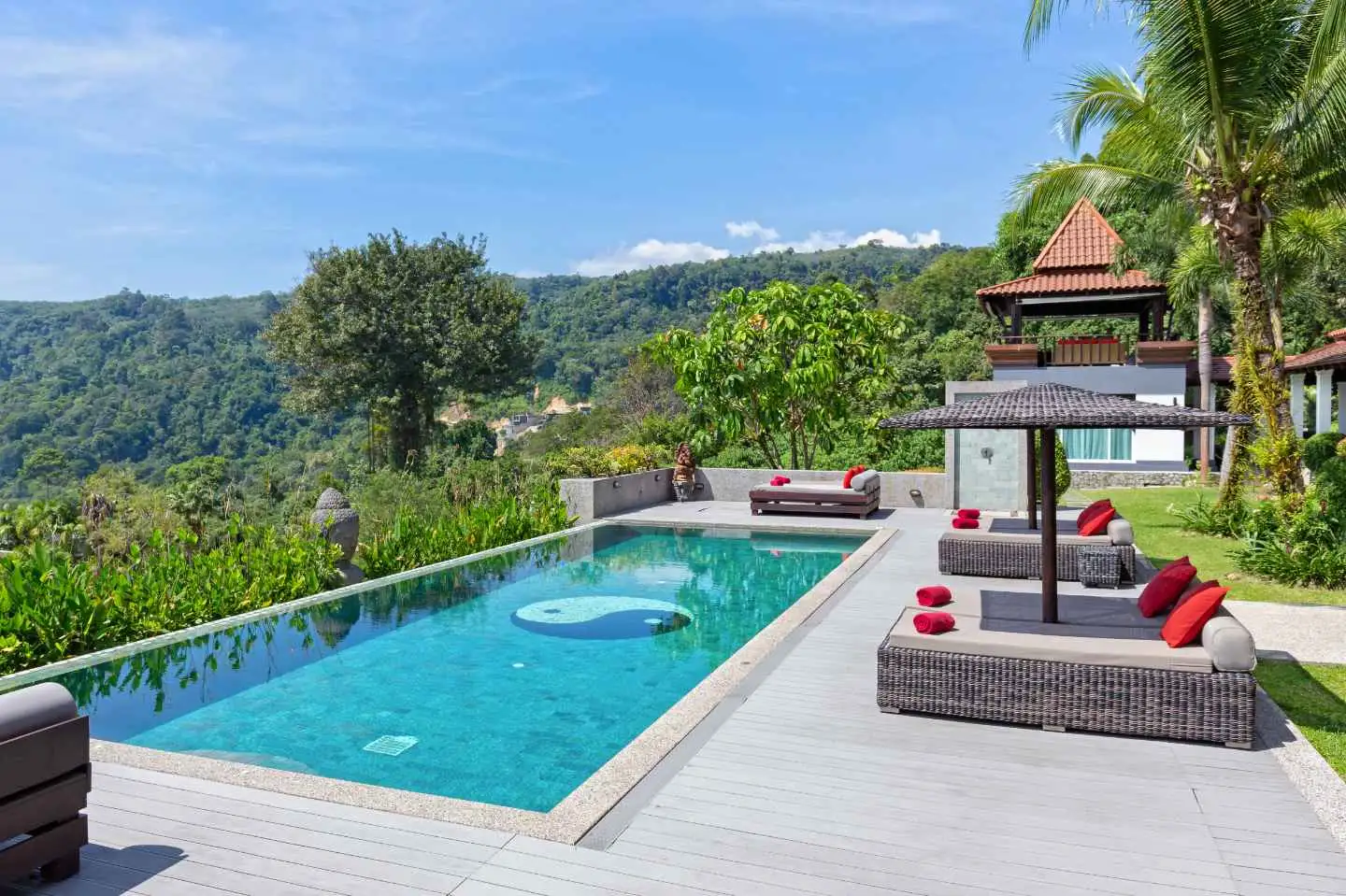 Exterior view of Villa Thai Sawan - Stunning Thai-Bali Patong Sea View Villa for Sale