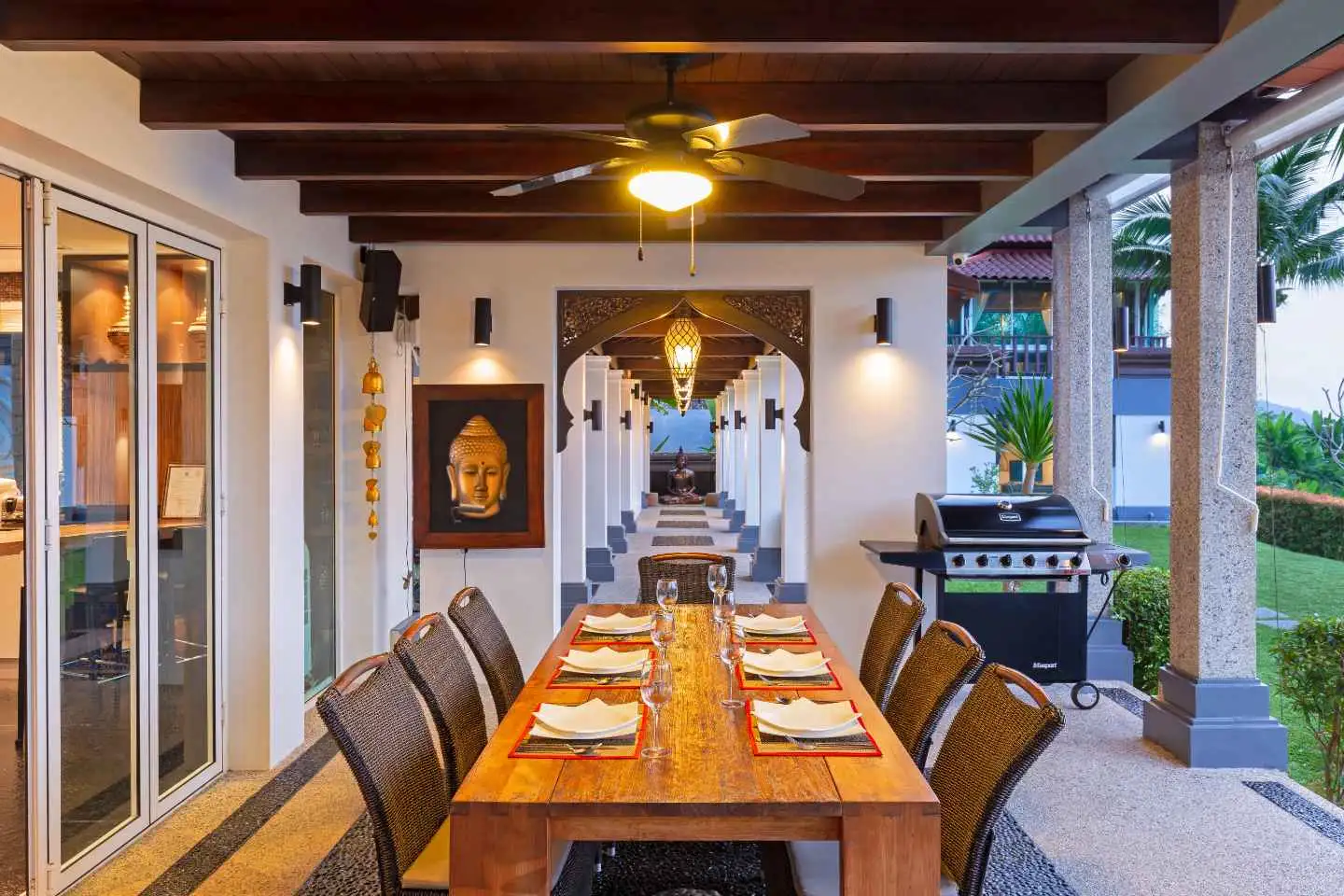 Exterior view of Villa Thai Sawan - Stunning Thai-Bali Patong Sea View Villa for Sale