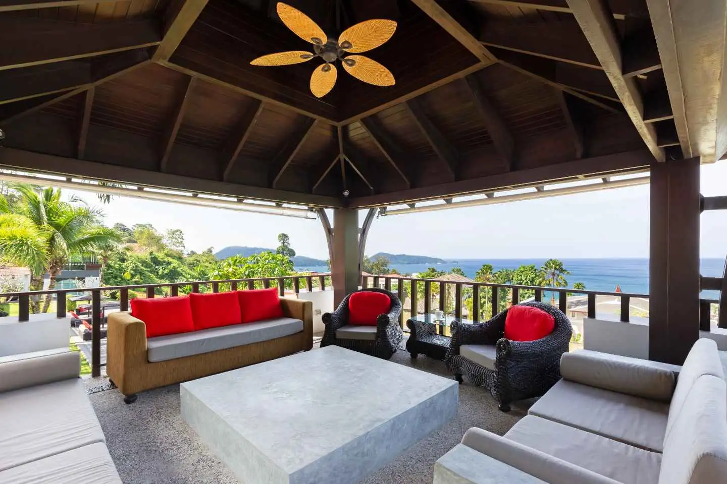 Exterior view of Villa Thai Sawan - Stunning Thai-Bali Patong Sea View Villa for Sale