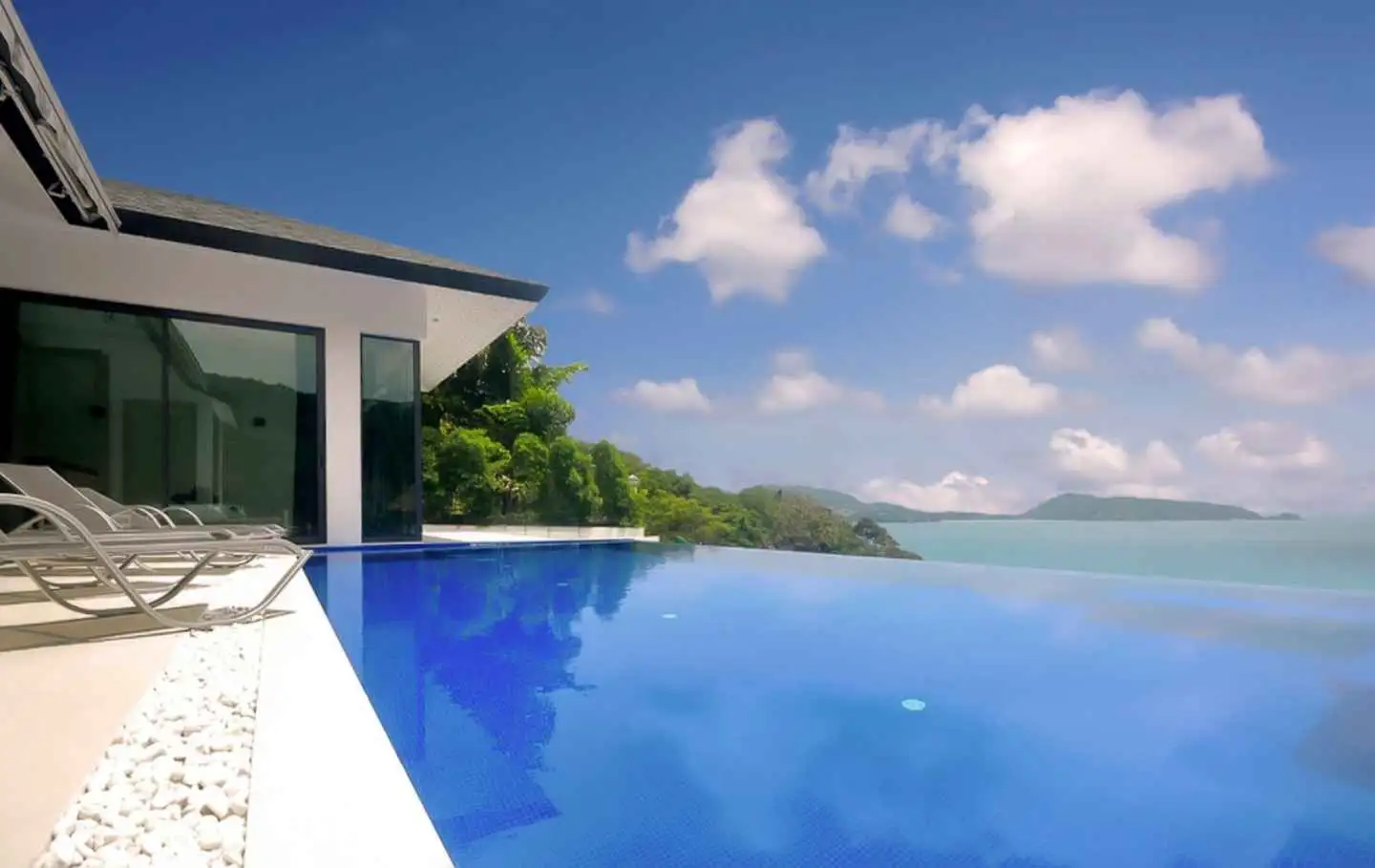 Exterior view of Super Luxury Villa Rockstar - Panoramic Patong Bay Sea Views