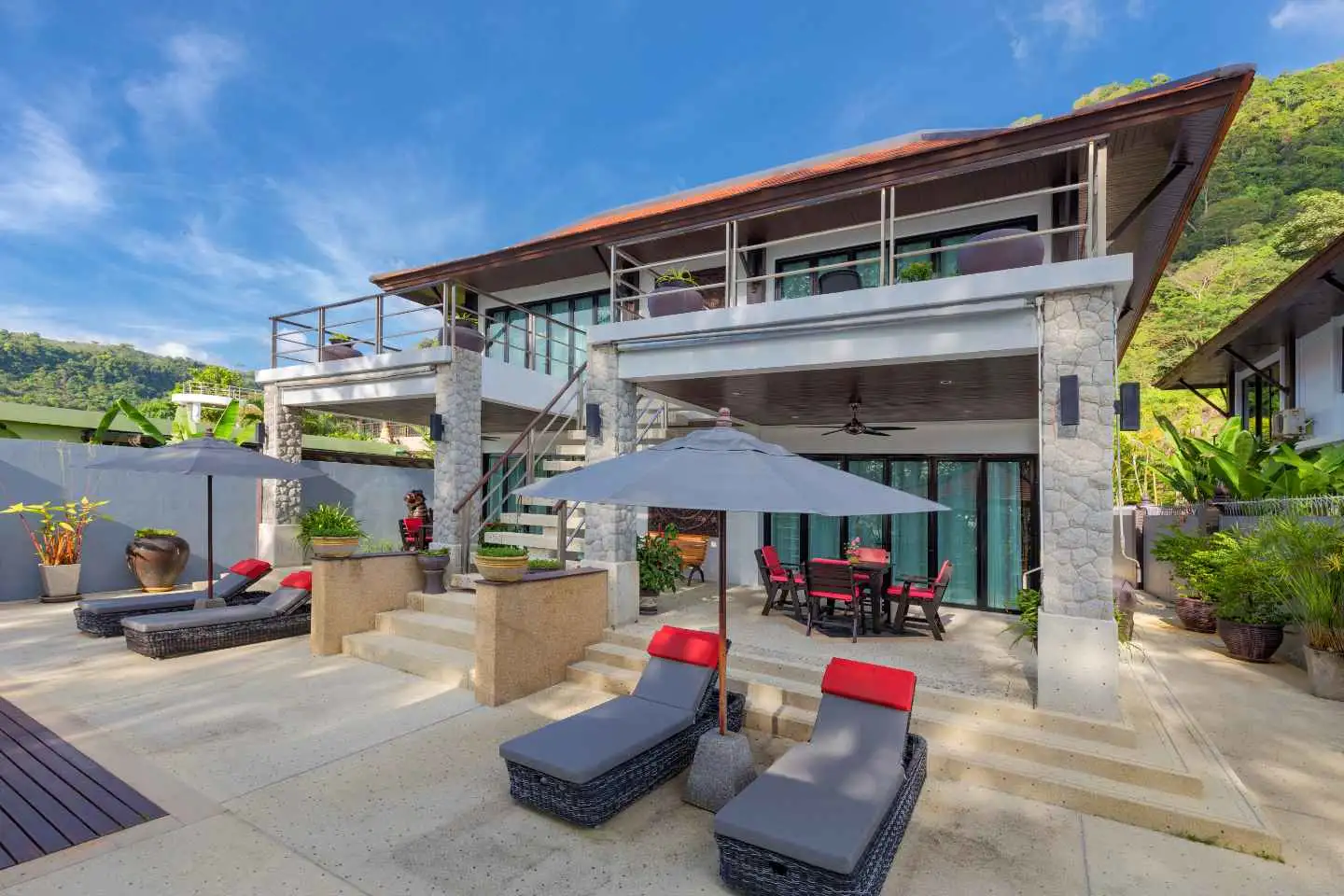 View from Two Luxurious Sea View Villas For Sale Near Patong