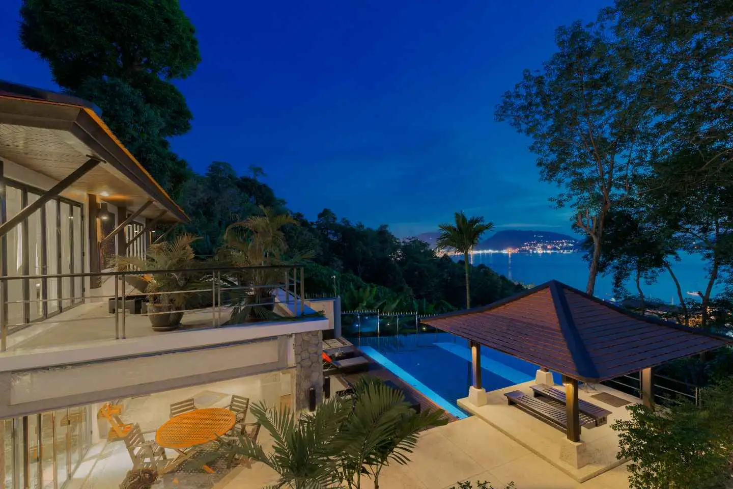 View from Two Luxurious Sea View Villas For Sale Near Patong