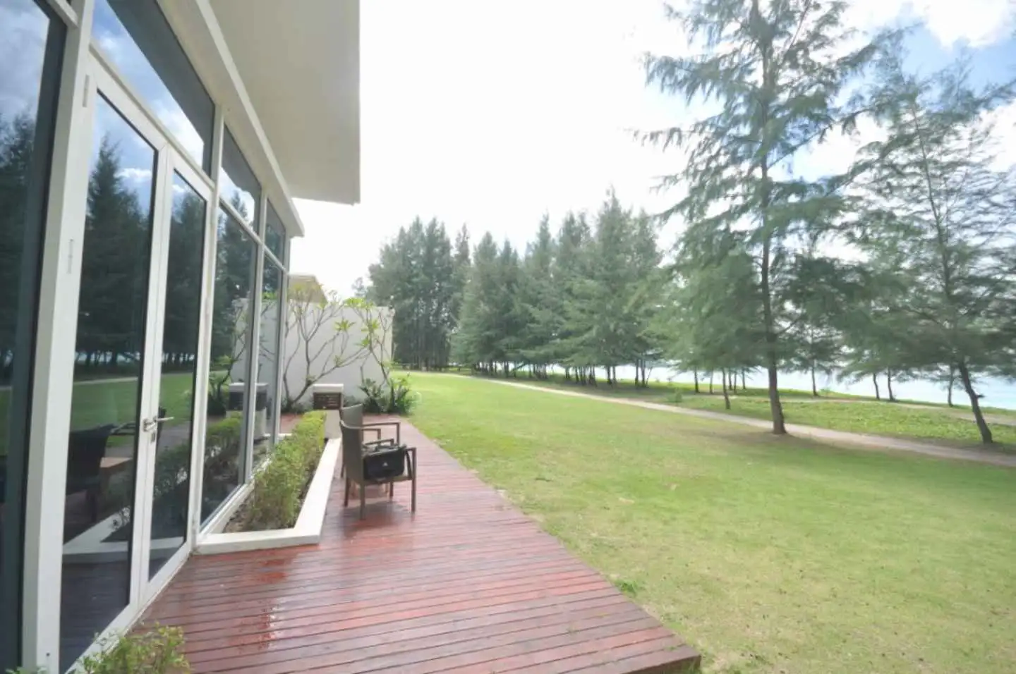 Exterior view of Absolute Beachfront Pool Villa For Sale In Maikhao Beach