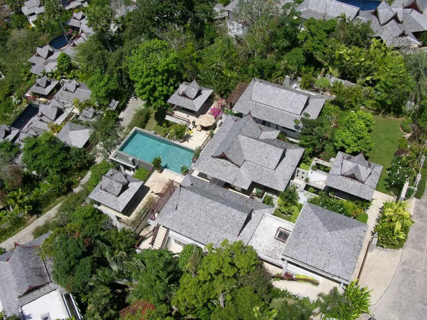 Exterior view of Luxurious Sea View Pool Villa For Sale In Ayara Surin, Phuket