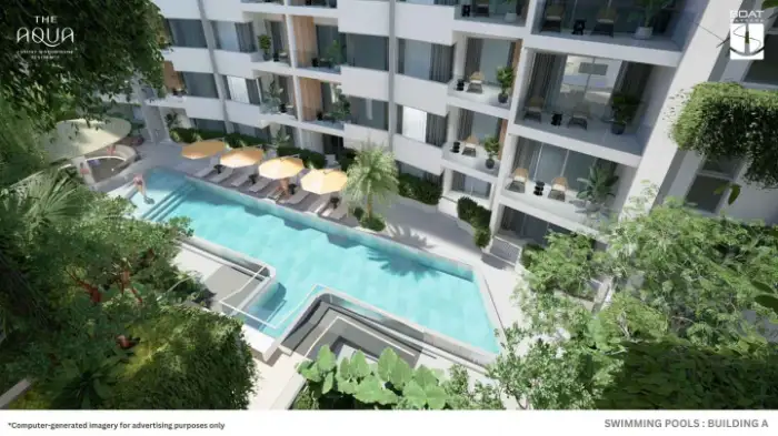 Interior view of Resale 1 Bedroom Apartment In Aqua Waterfront Residence
