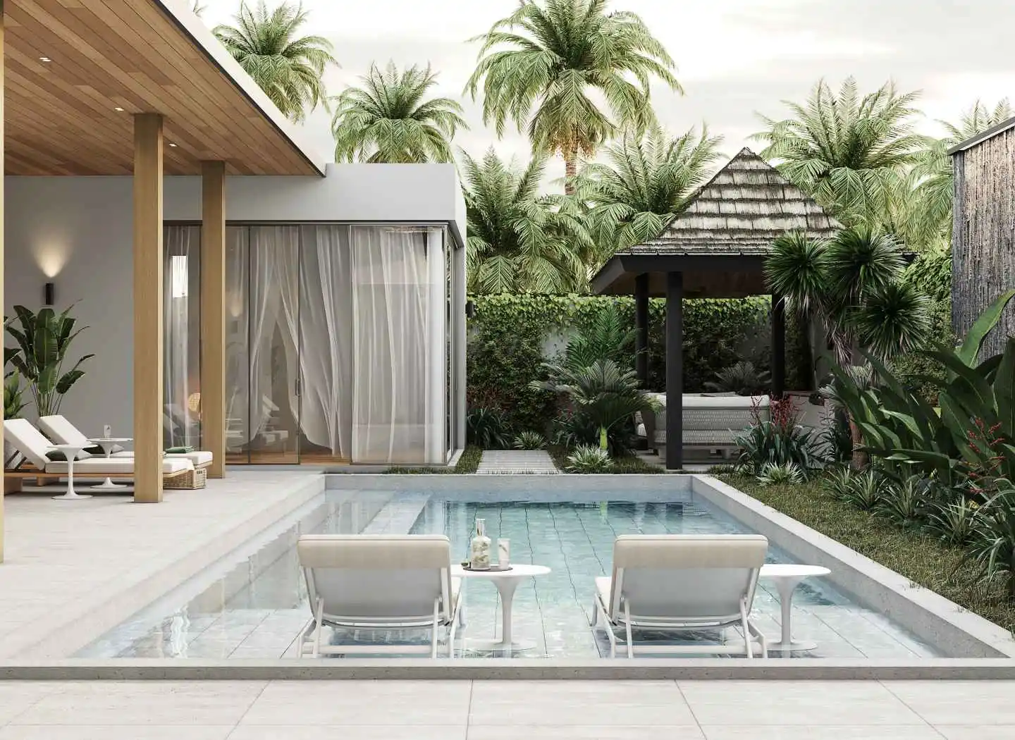 Interior view of 3 Bedroom Villa For Sale in Phase 2 of Layan Lucky, Phuket - Generous Plots