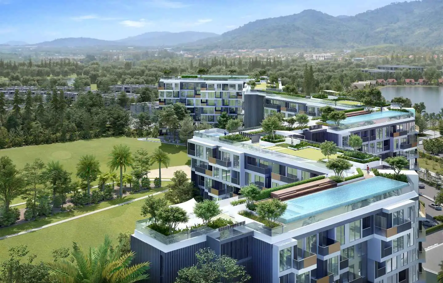 Interior view of 2 Bedroom Condo Resale At Laguna Skypark, Phuket