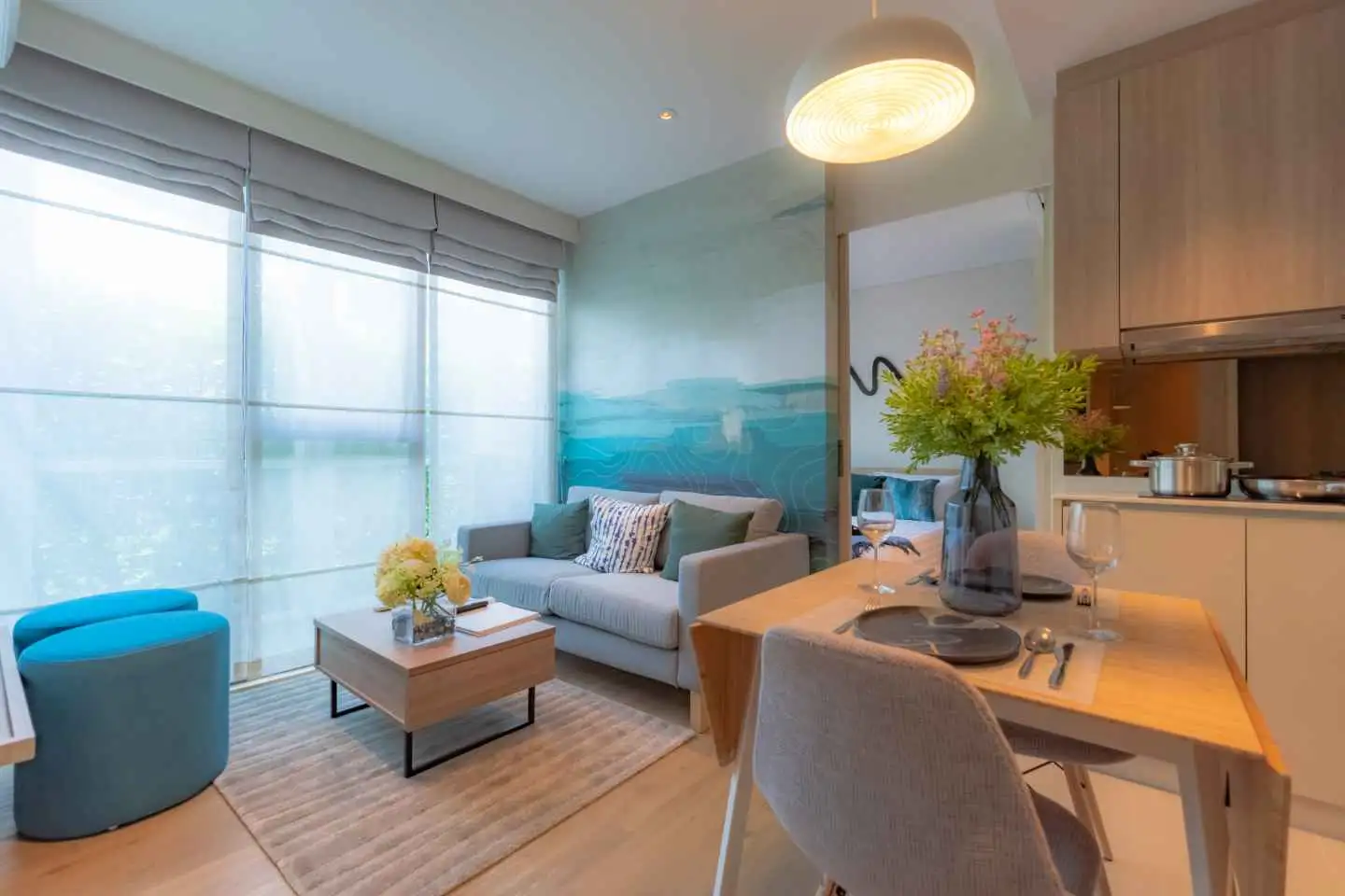 Interior view of 2 Bedroom Condo Resale At Laguna Skypark, Phuket