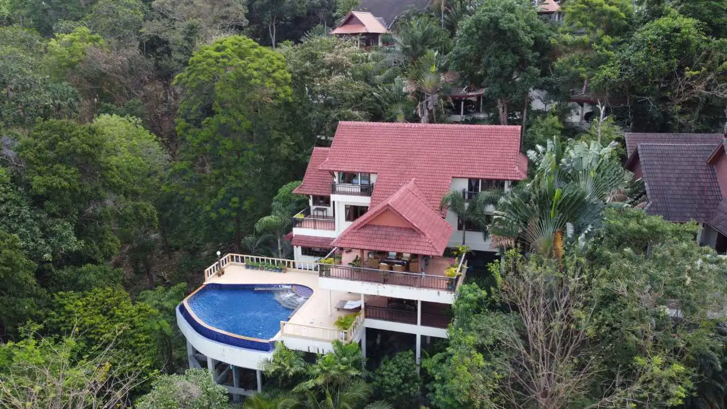 Exterior view of Sea View Pool Villa For Sale In Patong, Phuket