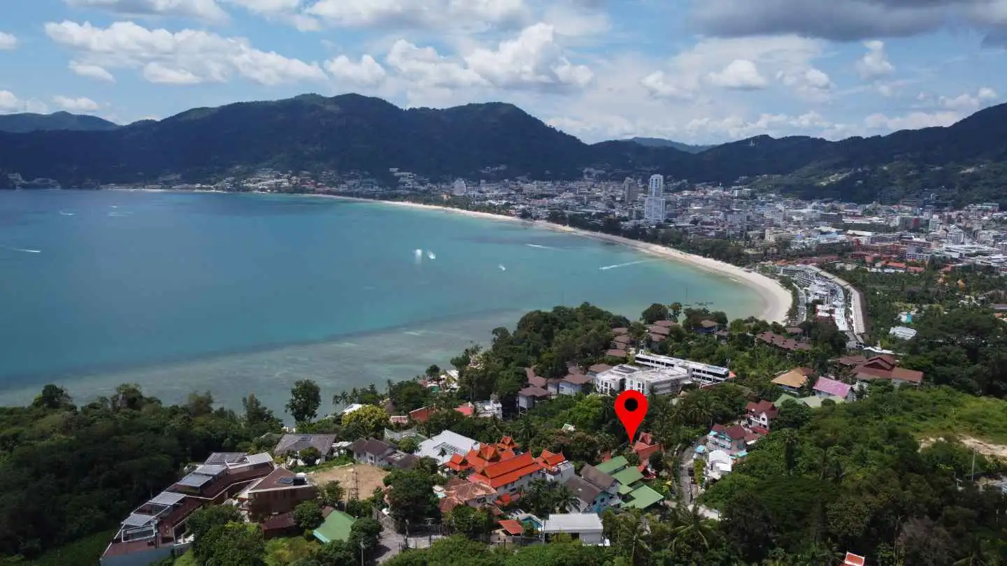 Exterior view of Luxurious Sea View Villa For Sale In Patong Beach, Phuket
