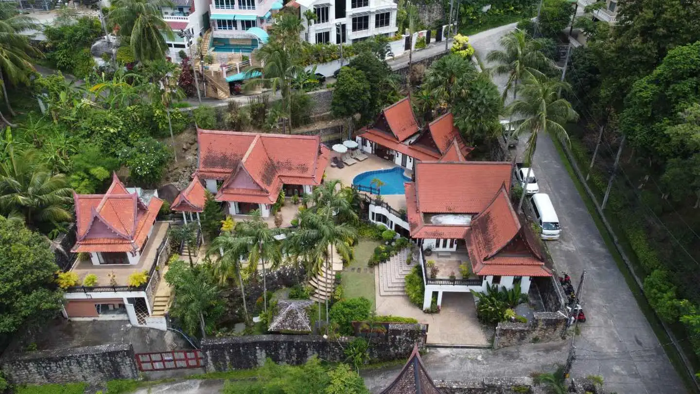 Exterior view of Luxurious Sea View Villa For Sale In Patong Beach, Phuket