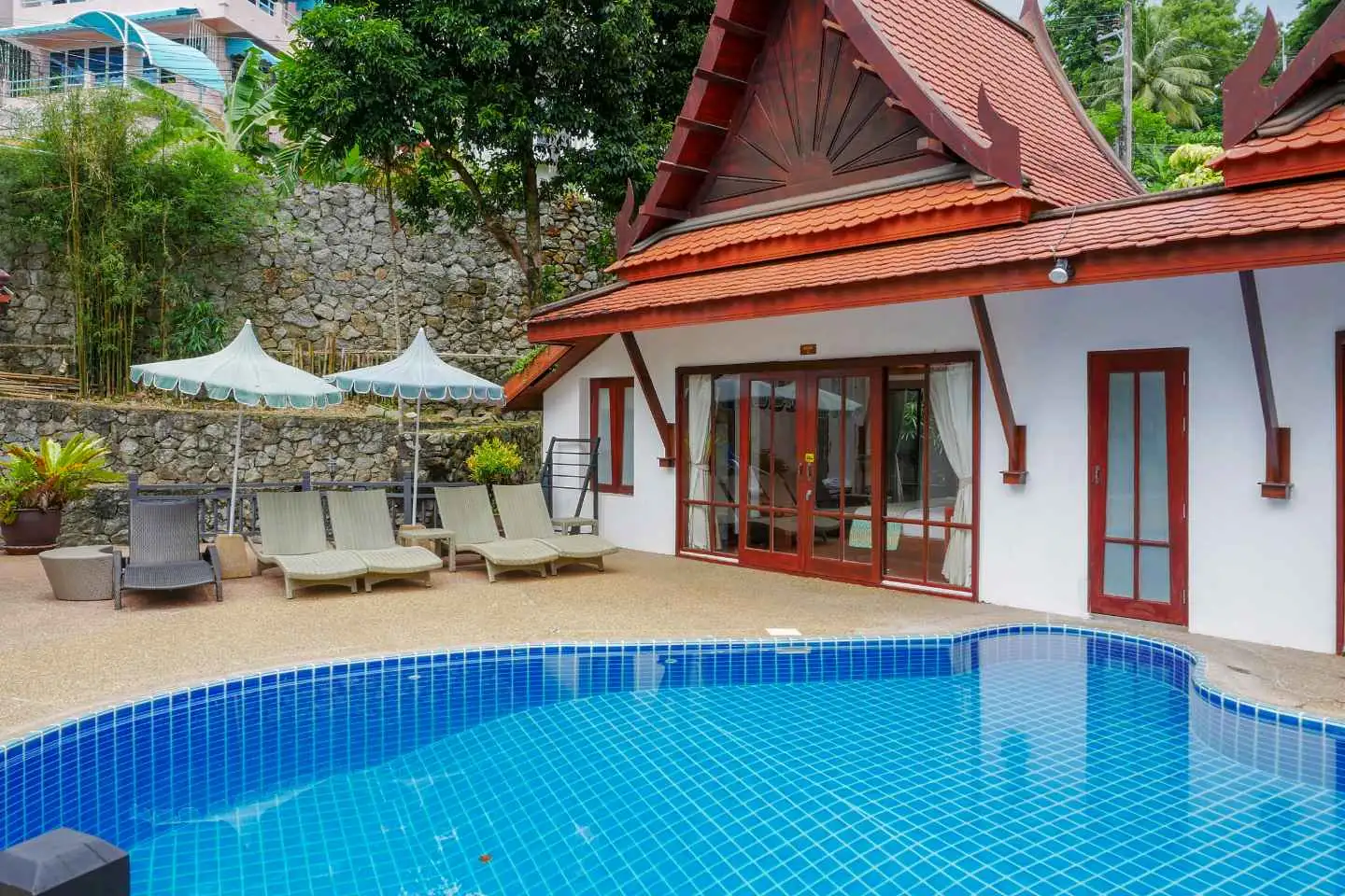 Exterior view of Luxurious Sea View Villa For Sale In Patong Beach, Phuket