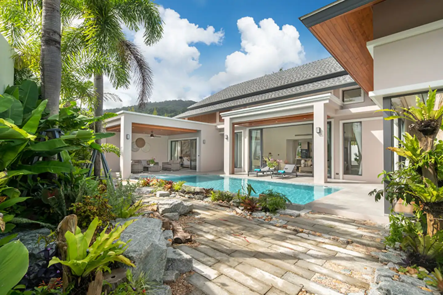 Exterior view of Resale Villa at The Breeze Villas