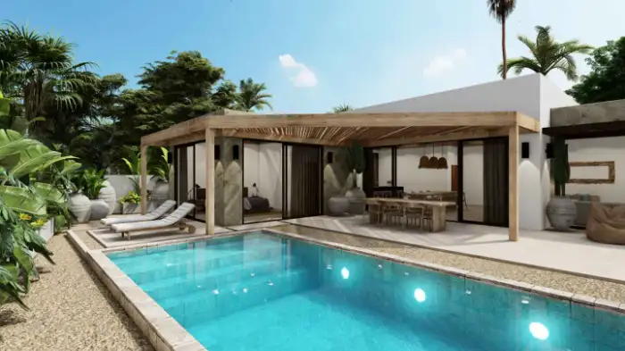 Interior view of Sunrise Palms 3 Bedroom Villa for Sale - Villa Pallas - Skhai Phuket