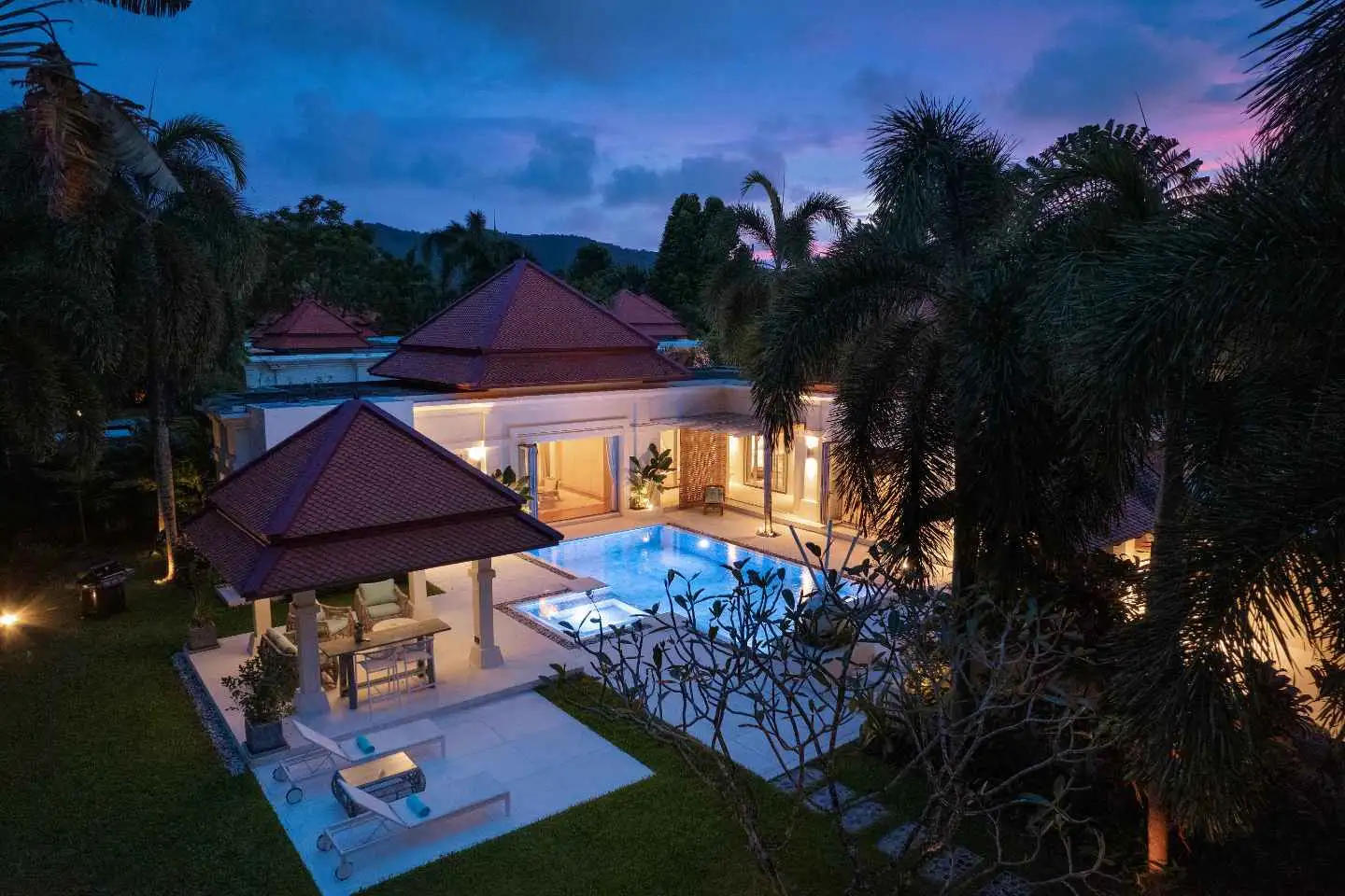 Interior view of 5 Bedroom Recently Renovated Luxury Villa In Sai Taan, Phuket