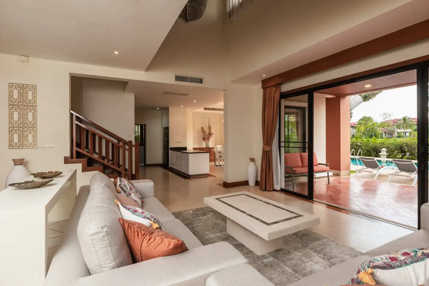 Interior view of 4 Bedroom Fully Refurnished Lakeview Villa In Laguna
