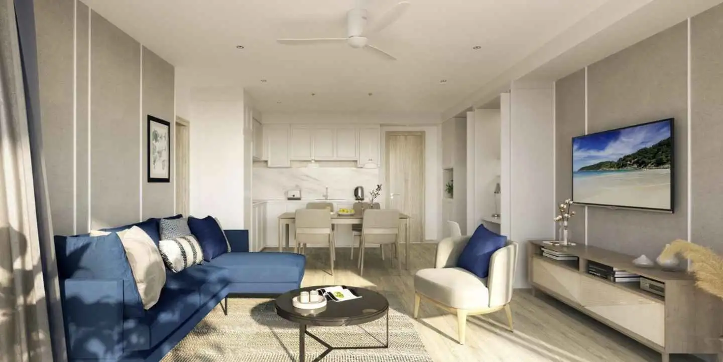 Interior view of Laguna Beachside 3 Bedroom Condominium
