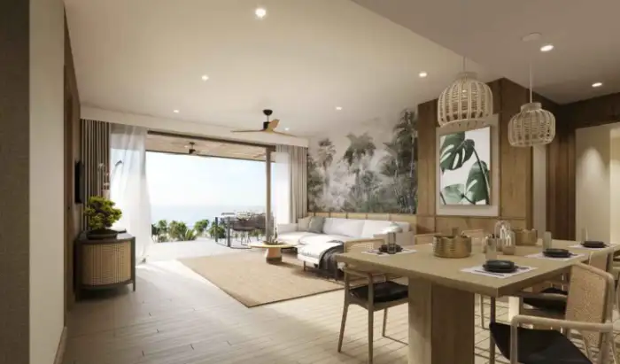 Interior view of Laguna Beachside 2 Bedroom Condominium