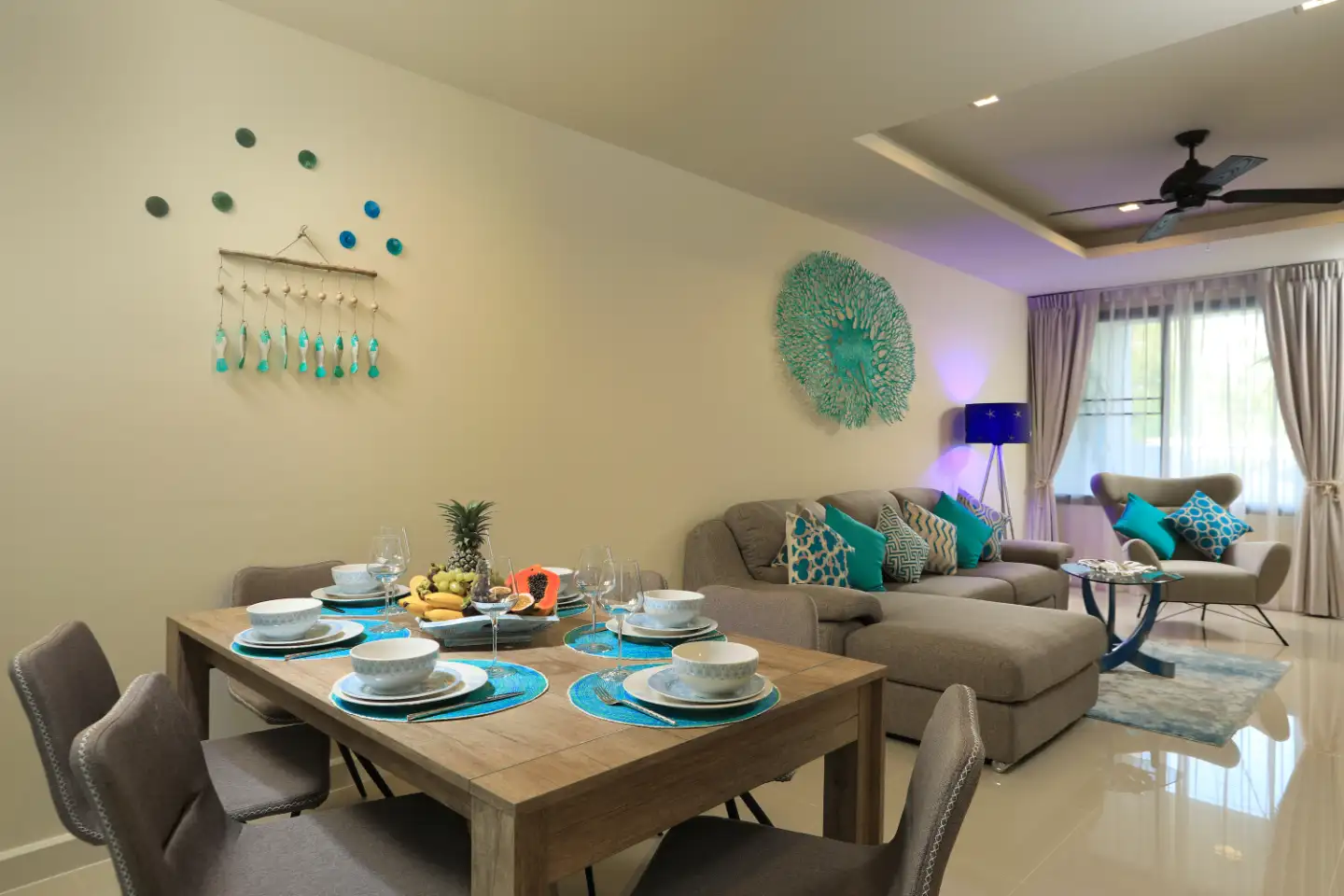 Interior view of Nicely Furnished 3 Bedroom Townhouse In Laguna Park