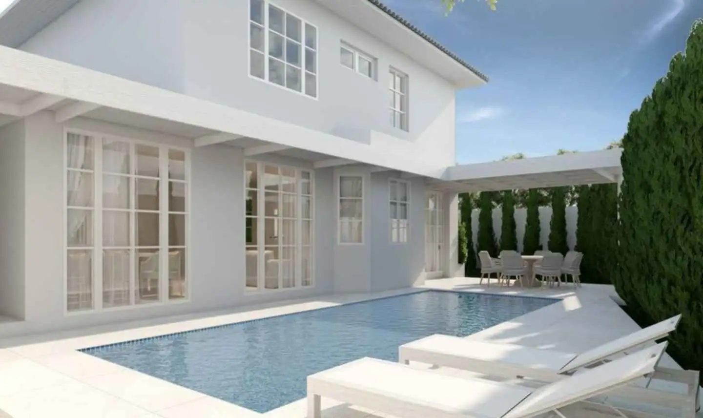 Interior view of 3 Bedroom Private Pool Villa In Chalong