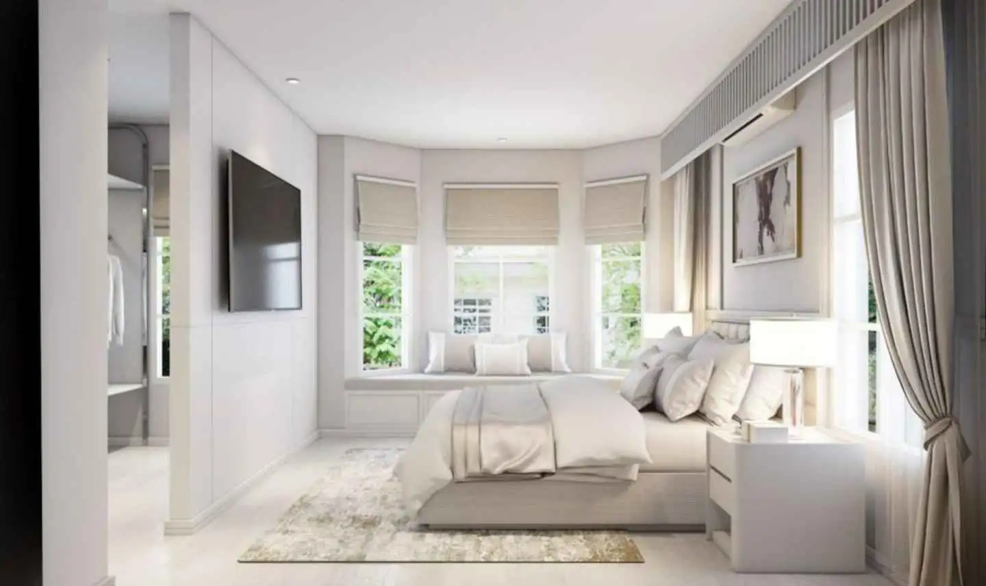 Interior view of 3 Bedroom Private Pool Villa In Chalong