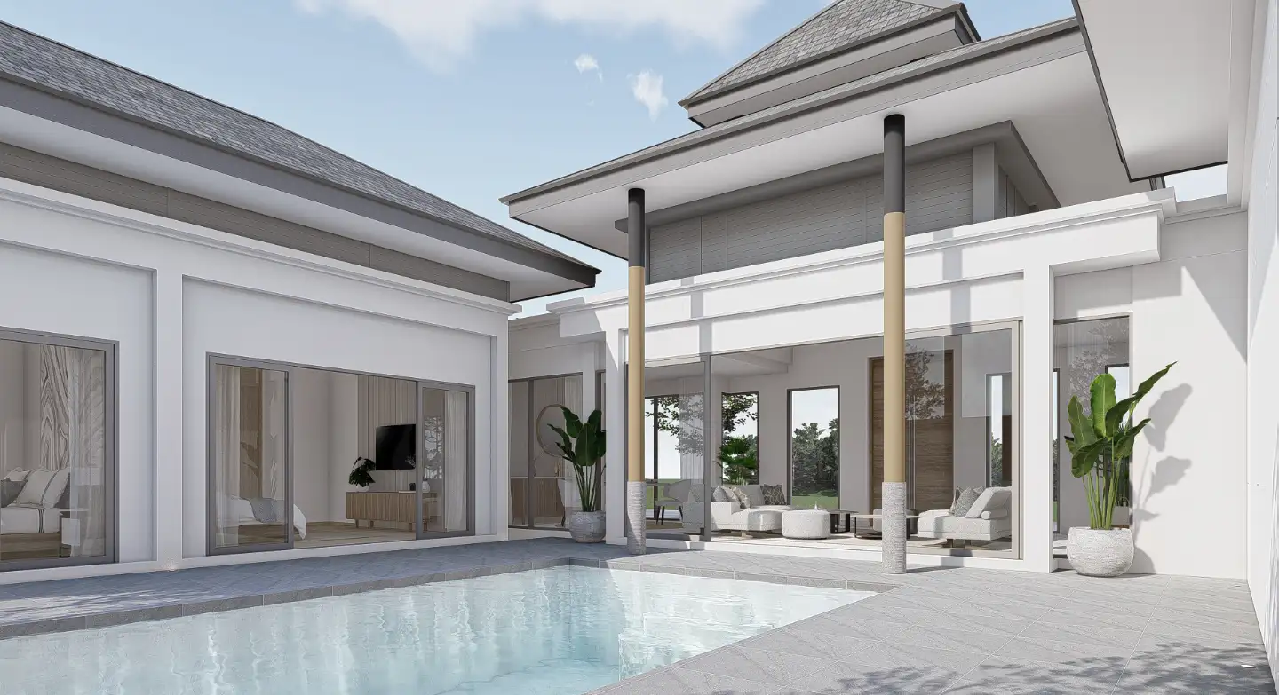 Interior view of Kiri Buddha Pool Villa - SOLD (similar units are available)