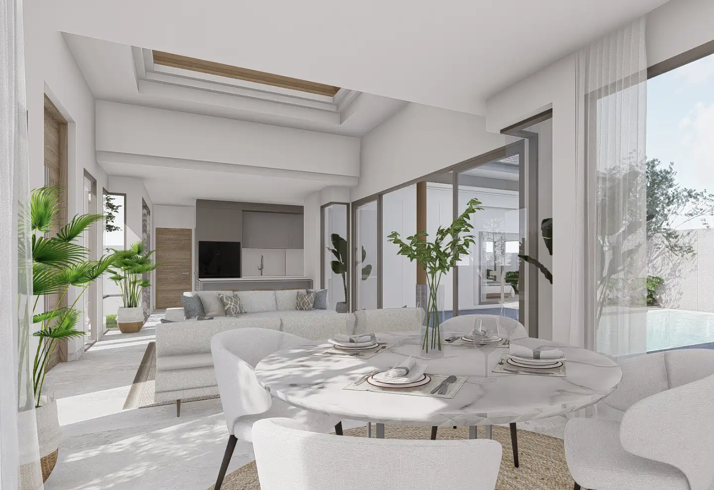 Interior view of Kiri Buddha Pool Villa - SOLD (similar units are available)
