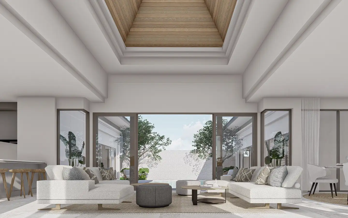 Interior view of Kiri Buddha Pool Villa - SOLD (similar units are available)