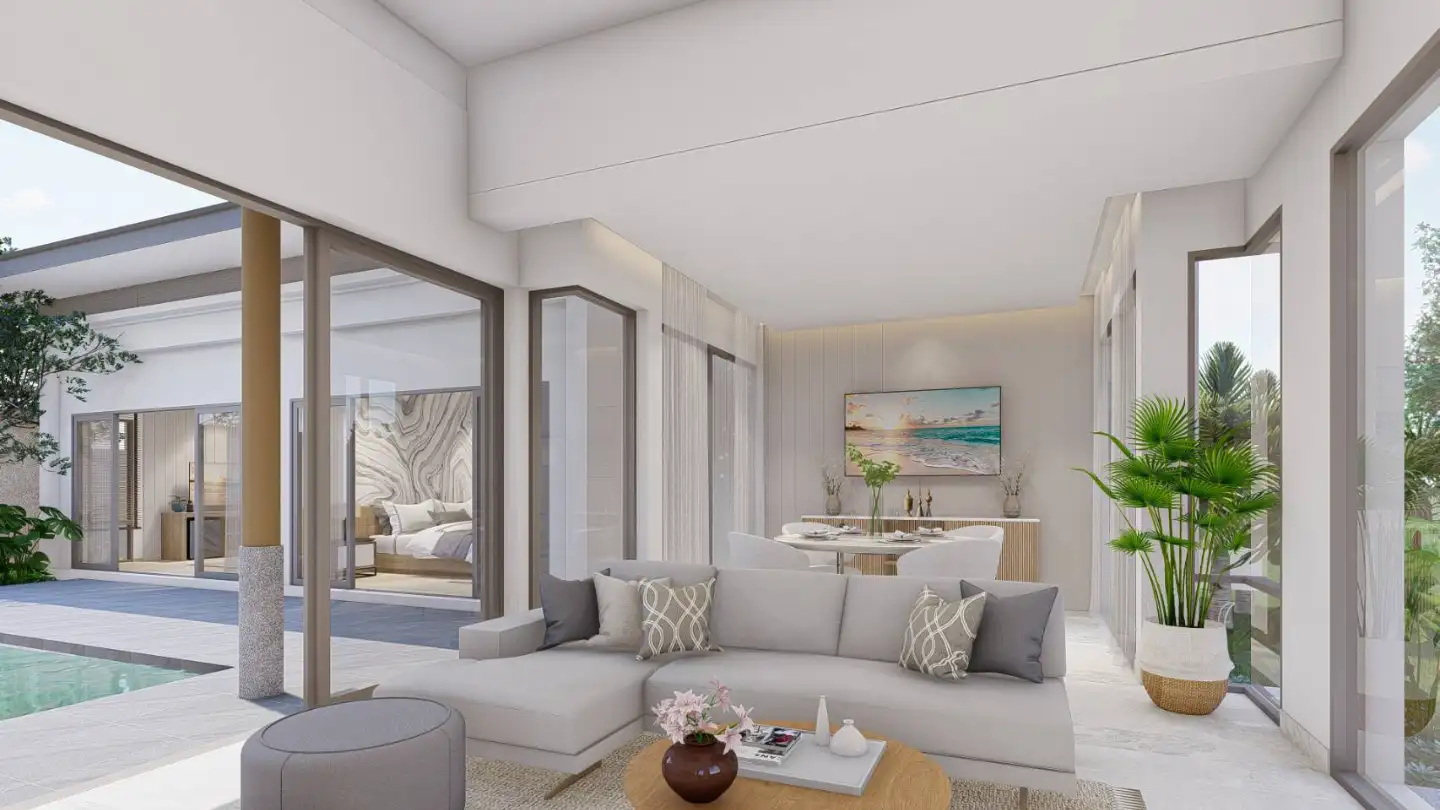 Interior view of Kiri Buddha Pool Villa - SOLD (similar units are available)