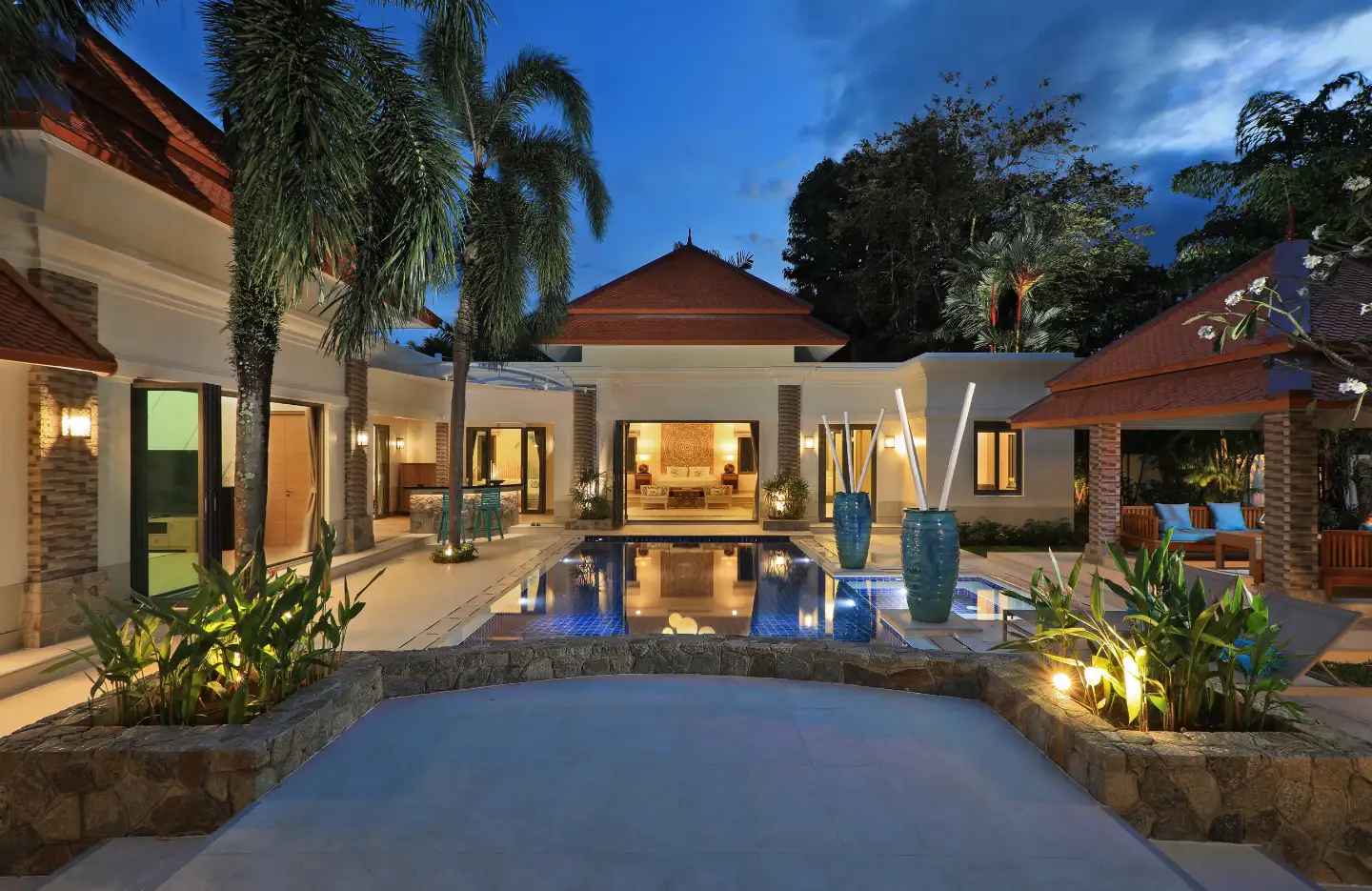 Interior view of Fully Renovated Luxury 5 Bedroom Villa In Cherngtalay