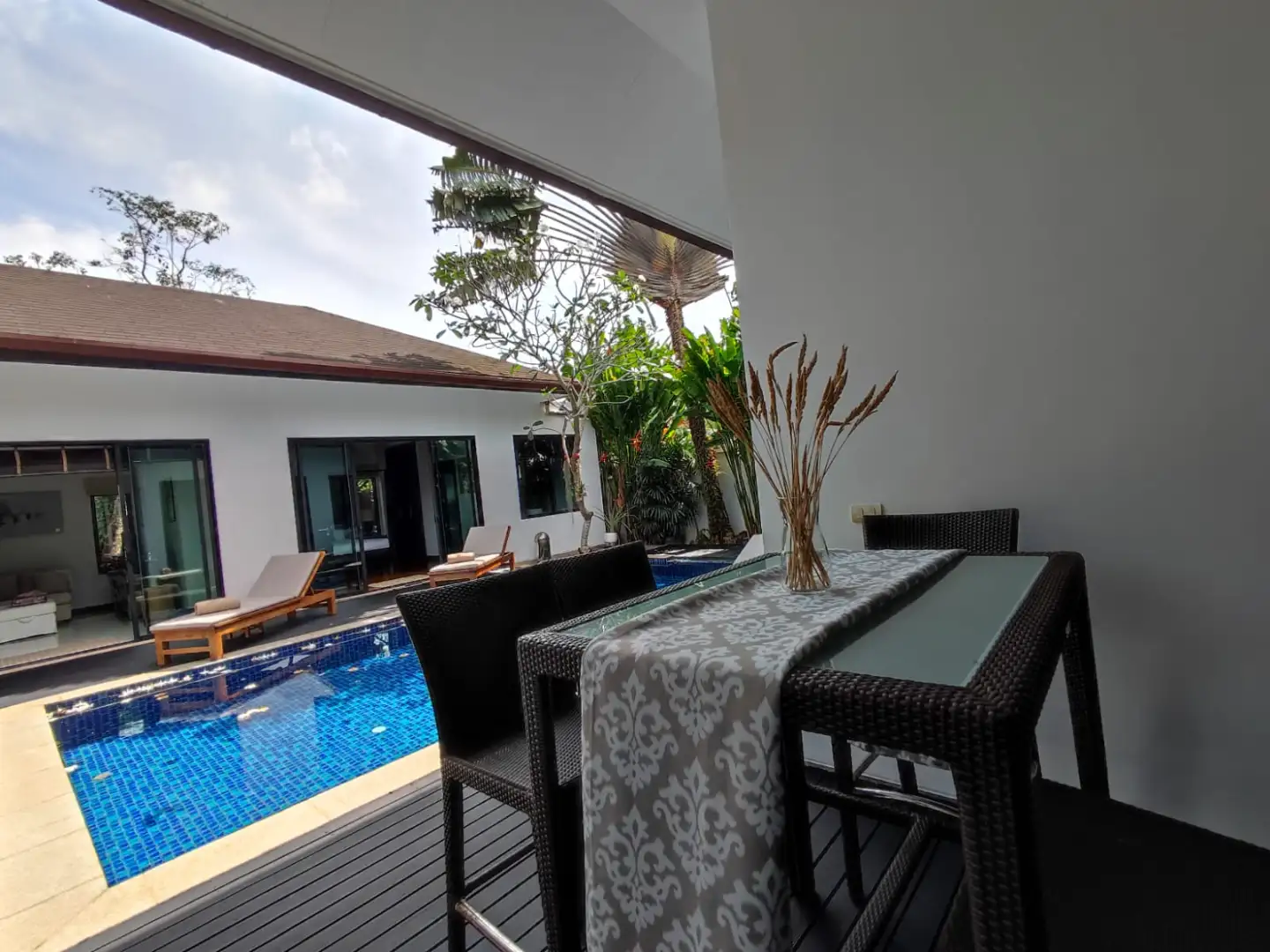 Exterior view of Tropical Pool Villa In Cherngtalay