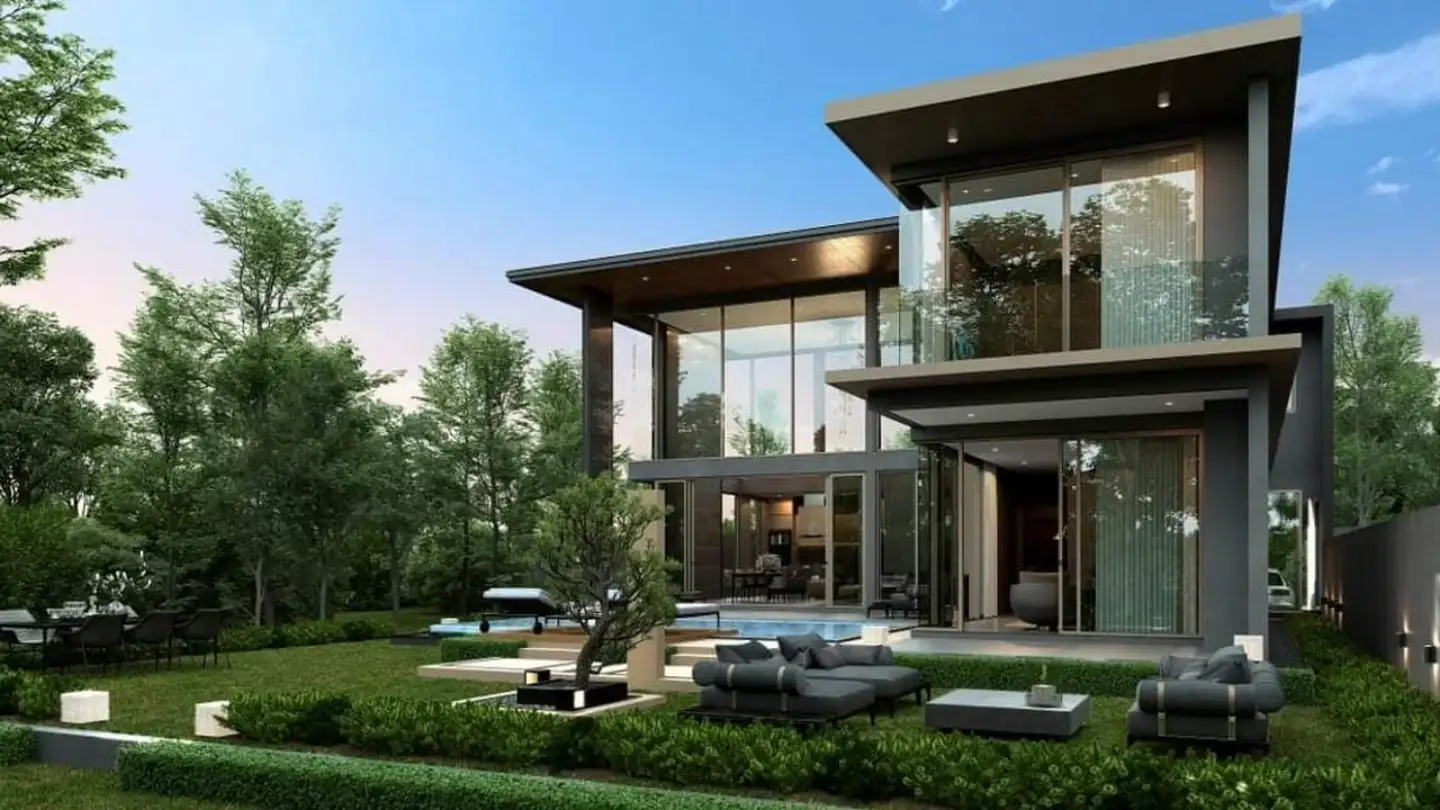 Interior view of 3 Bedroom Pool Villa for Sale in Grand View Residences Lagoon, Bangtao
