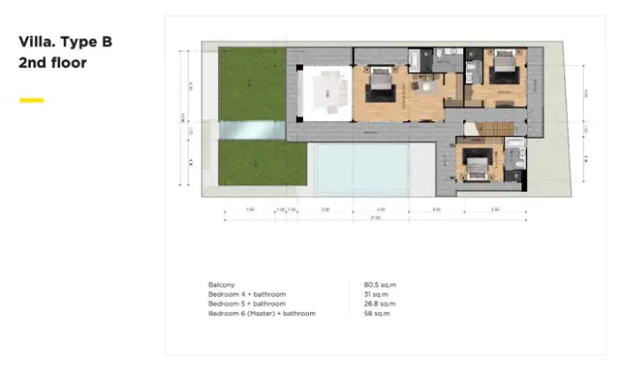 Interior view of Rawayana - 3 Bedroom with Pool
