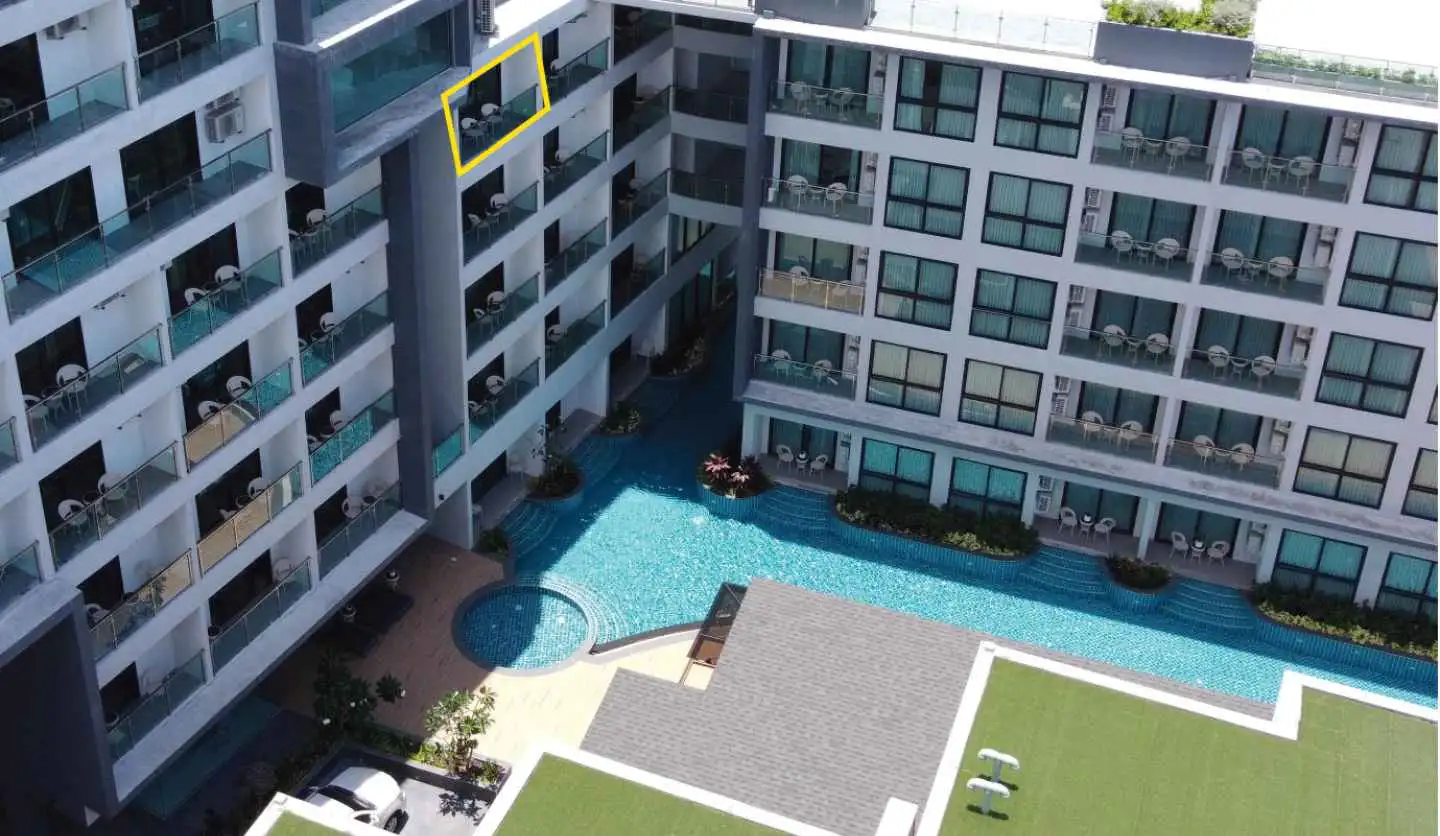 Interior view of One Bedroom Condo In Kata VIP For Sale