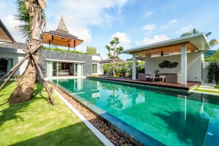 Interior view of 4 Bedroom Botanica Lakeside Villa for Sale in Layan, Phuket